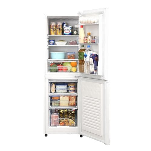 アイリスオーヤマ KRD162W 2ドア冷蔵庫 （162L・右開き） ホワイト 