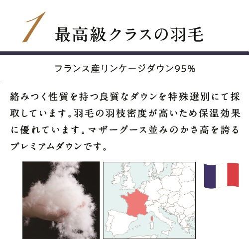 フランスベッド 羽毛布団 寝装品 ダブル ホワイト | ヤマダウェブコム