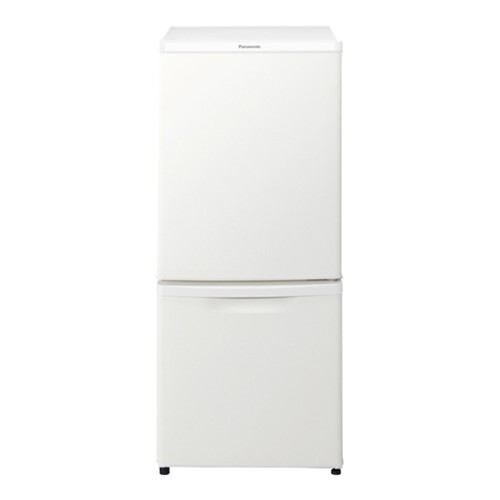 パナソニック NR-B14CW-W パーソナル 2ドア冷蔵庫 (138L 右開き) マットバニラホワイト