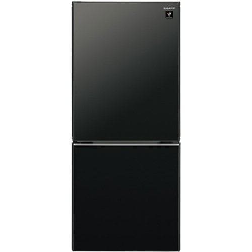 シャープ SJ-GD14F-B 2ドア冷蔵庫 (137L・つけかえどっちもドア) ブラック系