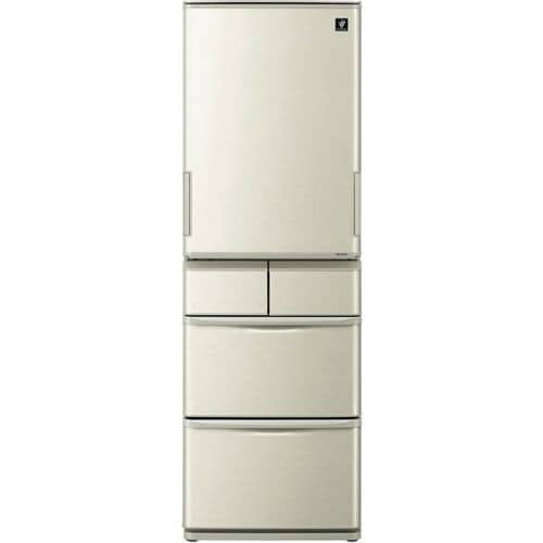 シャープ SJ-W411F-N プラズマクラスター 5ドア冷蔵庫 (412L・どっちもドア) ゴールド系