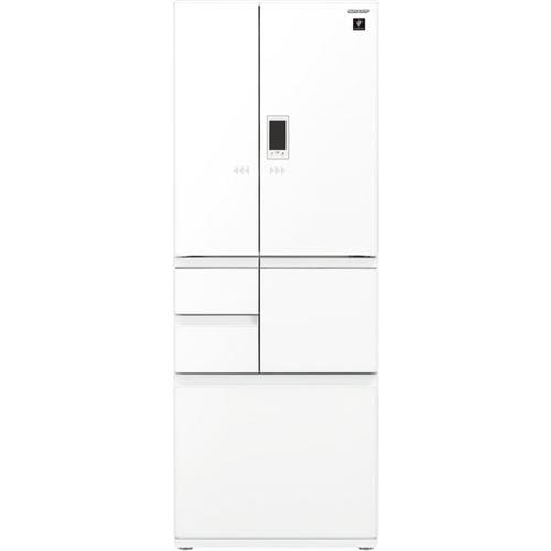 シャープ SJ-AF50G-W 6ドアプラズマクラスター冷蔵庫 (502L・電動フレンチドア) ピュアホワイト