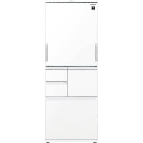 シャープ　SJ-AW50G-W　5ドアプラズマクラスター冷蔵庫　(502L・どっちもドア)　ピュアホワイト