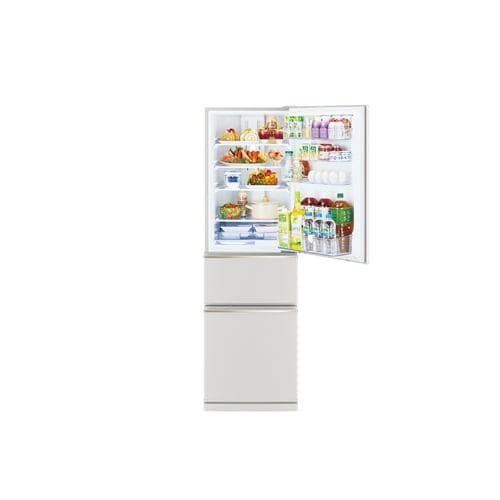冷蔵庫 三菱 2人暮らし MR-CX30F-W 3ドア冷蔵庫 (300L・右開き) マットホワイト