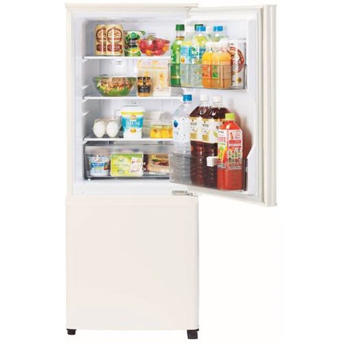 三菱 MRP15FW 2ドア冷蔵庫 (146L・右開き) マットホワイト | ヤマダ 