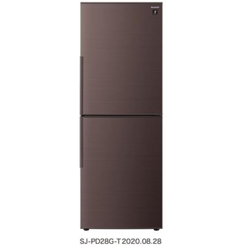 シャープ SJ-PD28G-T 2ドア プラズマクラスター冷蔵庫 (280L・右開き