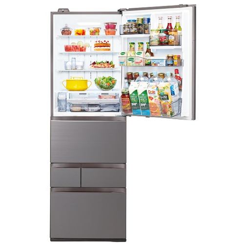 東芝 GR-T500GZ-ZH 5ドア冷凍冷蔵庫 (501L・右開き) アッシュ 