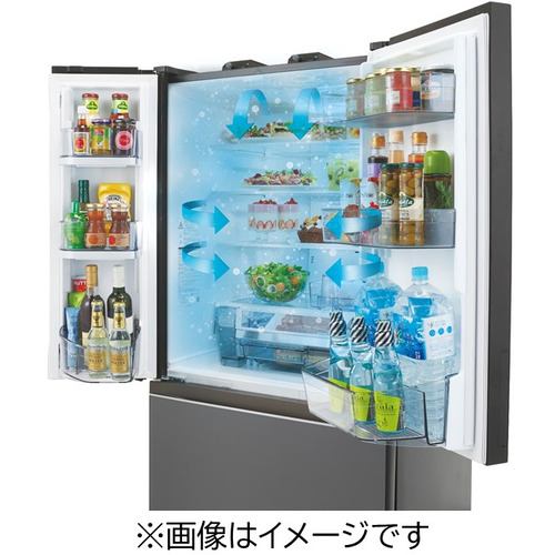 東芝 GR-T460FZ-ZH 6ドア冷凍冷蔵庫 (461L・フレンチドア) アッシュ 