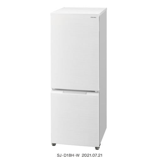 シャープ SJD18H 2ドア冷蔵庫 (179L・どっちもドア) ホワイト系 