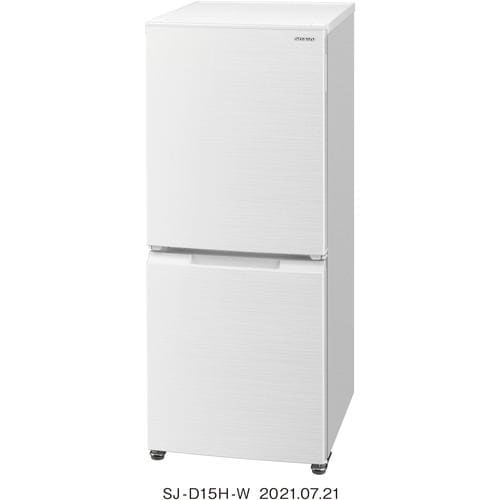 シャープ　SJD15H　2ドア冷蔵庫　(152L・どっちもドア)　ホワイト系