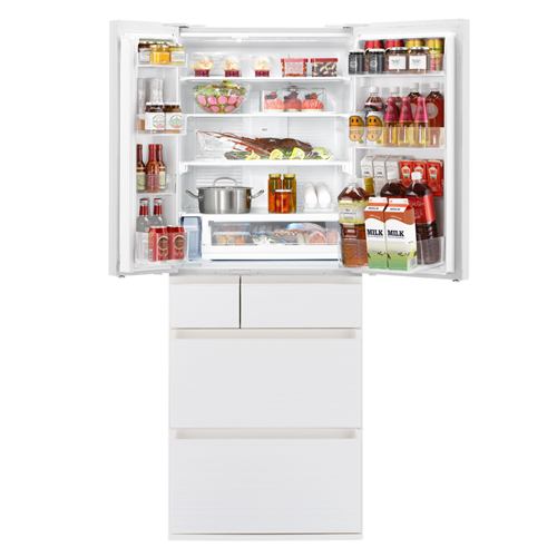 パナソニック NR-F608HPX-W 6ドア冷蔵庫 (600L・フレンチドア) アルベロオフホワイト
