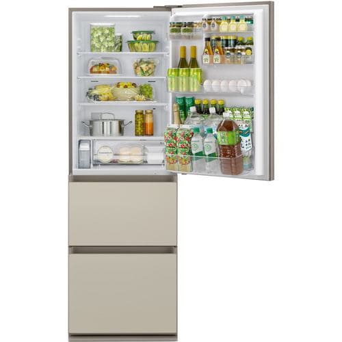 パナソニック NR-C373GC-N 3ドアスリム冷凍冷蔵庫 (365L・右開き 