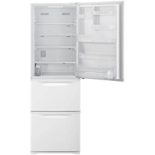 パナソニック NR-C373C-W 3ドアスリム冷凍冷蔵庫 (365L・右開き 