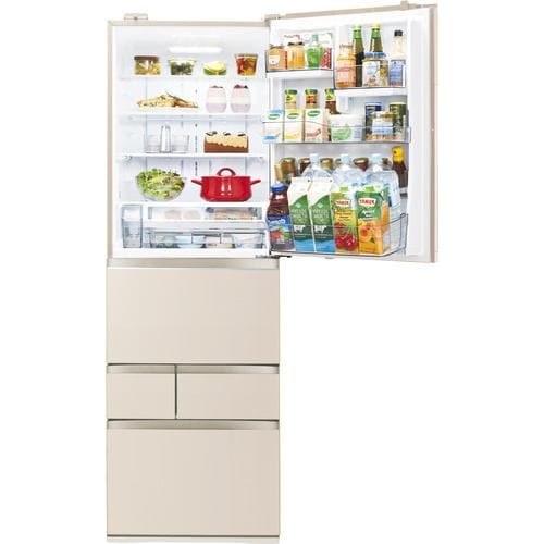推奨品]東芝 GR-U500GZ-UC 5ドア冷凍冷蔵庫 (501L・右開き) グレイン 