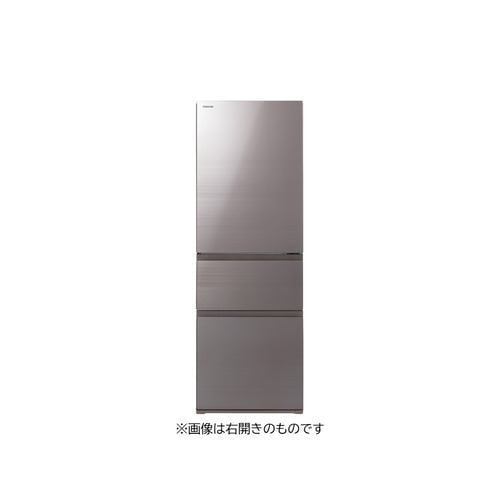 東芝 GR-U36SVL(ZH) 3ドア冷凍冷蔵庫 (356L・左開き) アッシュ 