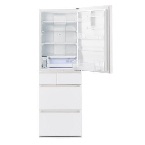 パナソニック NR-E459PX-W 冷蔵庫 450L 右開き サテンオフホワイト