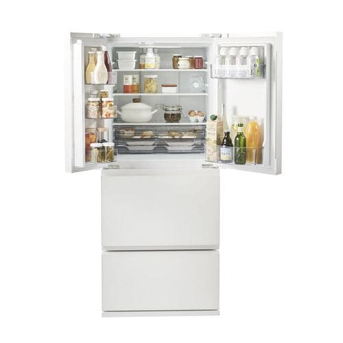 ツインバード HR-E935W 4ドア冷蔵庫 背伸びせず使える冷蔵庫 354L 