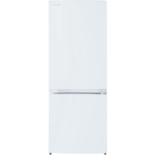 東芝 GR-U15BS(W) 冷蔵庫 2ドア冷蔵庫 (153L・右開き) セミマット