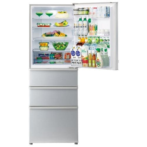 アクア 4ドア冷凍冷蔵庫 AQR-36N(S) 23年製 355L 右開き