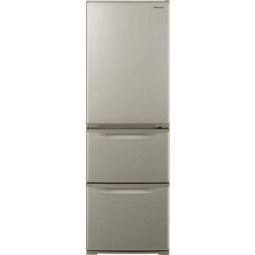 パナソニック NR-C374C-N 3ドア冷蔵庫 (365L・右開き) グレイス ...