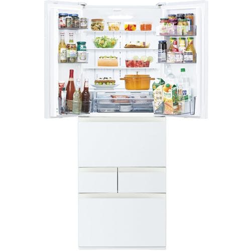 東芝 GR-V510FH(EW) 6ドア冷蔵庫 (509L・フレンチドア) グランホワイト 