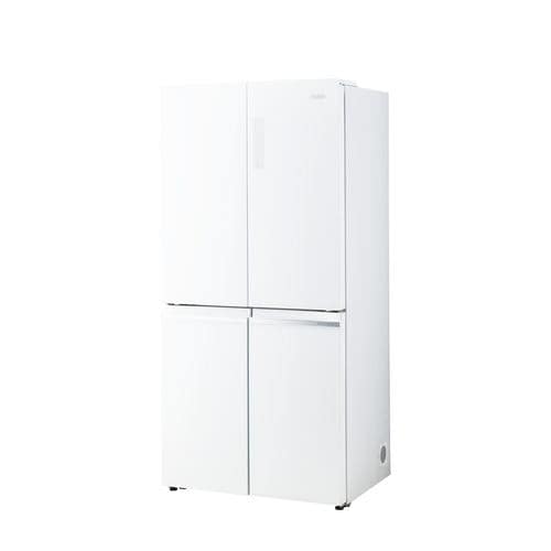 三菱電機 MR-WX47LH-W 6ドア冷蔵庫 (フレンチドア・470L) クリスタル 