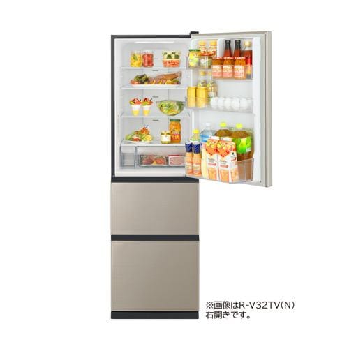 【最終値下げ】日立2023年製  冷凍冷蔵庫315Ｌ R-V32TVL幅54奥行655高さ1735