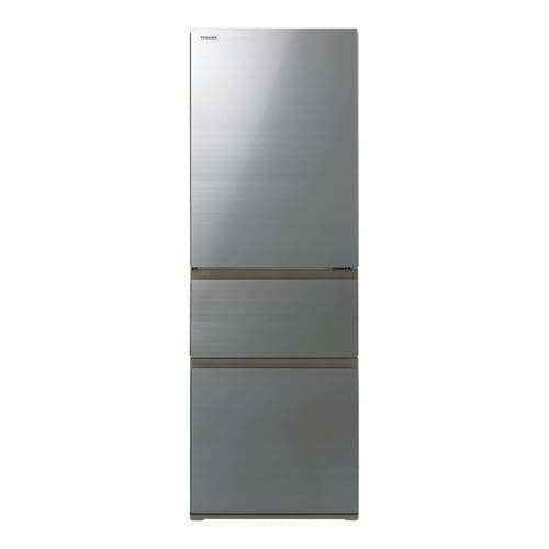 東芝 GR-U36SV(ZH) 3ドア冷凍冷蔵庫 (356L・右開き) アッシュ 