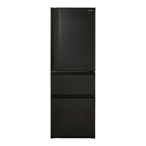 東芝 GR-U33SC(KZ) 3ドア冷凍冷蔵庫 (326L・右開き) マットチャコール 