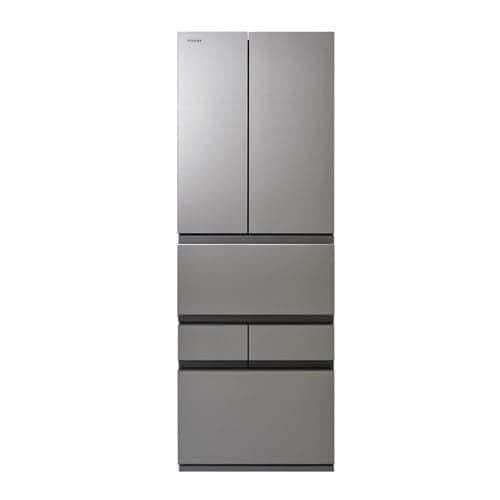 【推奨品】東芝 GR-W460FZ(ZH) 6ドア冷蔵庫 6ドア冷凍冷蔵庫 (461L・フレンチドア) アッシュグレージュ