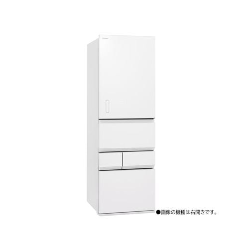 東芝 GR-W500GTML(WS) 5ドア冷凍冷蔵庫 (501L・左開き) エクリュホワイト