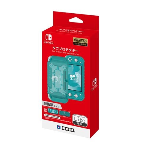 ホリ NS2-055 タフプロテクター for Nintendo Switch Lite   クリア×ターコイズ