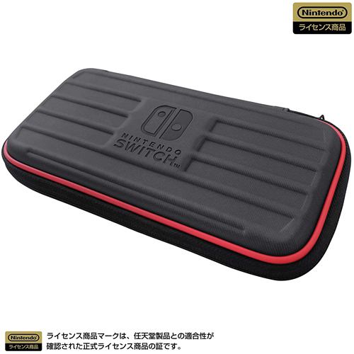 ホリ NS2-016 タフポーチ for Nintendo Switch Lite   ブラック×レッド