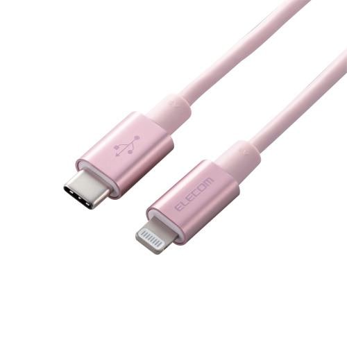エレコム MPA-CLPS10PN USB-C to Lightningケーブル(耐久仕様)   PN