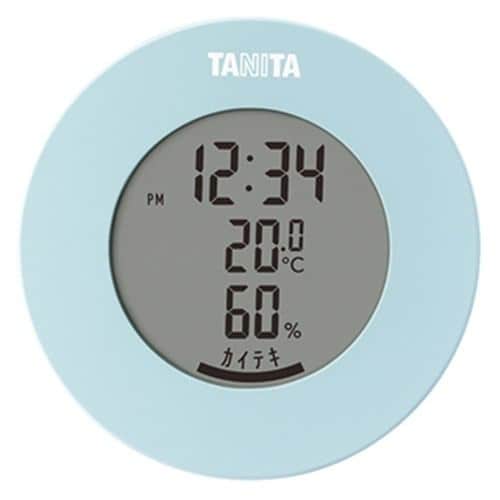 タニタ　TT-585　デジタル温湿度計　ライトブルー