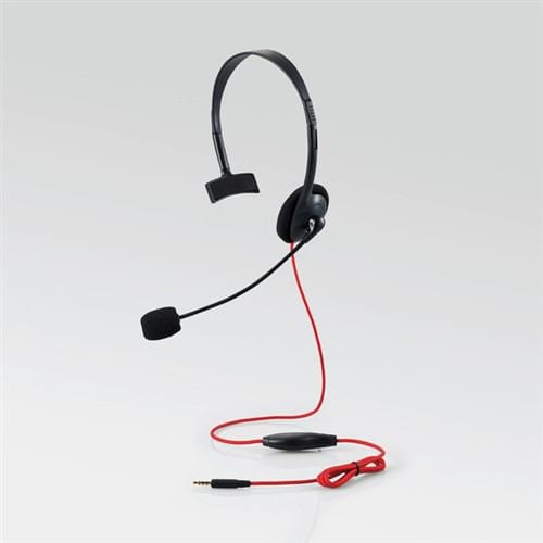 エレコム HS-GM10BK PS4／Switch対応 片耳ゲーミングヘッドセット ブラック
