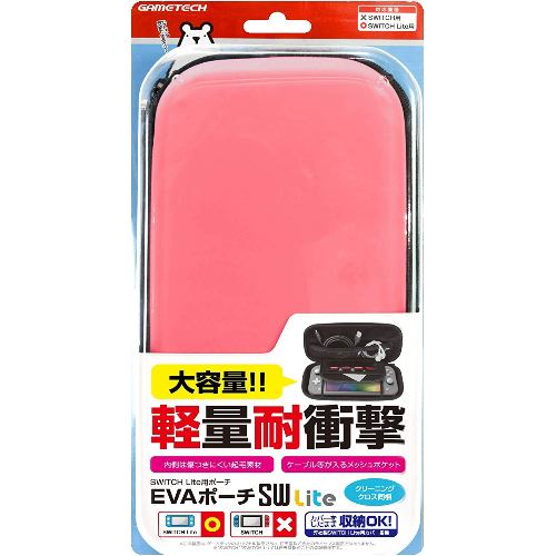 ゲームテック SWF2217 Switch Lite ＥＶＡポーチ ピンク Nintendo Switch Lite ピンク