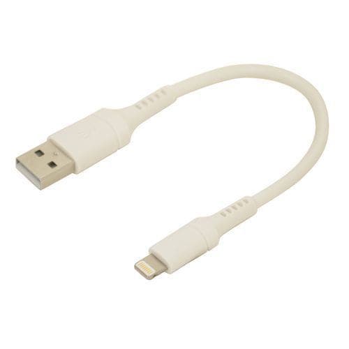 ラスタバナナ R01CAAL2A02WH USB-A to ライトニングケーブル 2.4A 10cm ホワイト