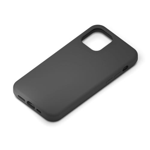 PGA PG-20GSC01BK iPhone12 Pro用 品質一番の Premium ブラック シリコンソフトケース 定番スタイル Style