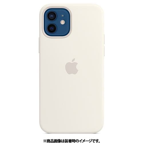 アップル Apple Mhl53fe A Iphone 12 Iphone 12 Pro シリコーンケース ホワイト ヤマダウェブコム