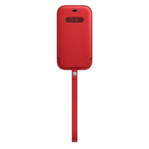 アップル(Apple) MHYE3FE/A MagSafe対応 iPhone 12/12 Pro レザースリーブ (PRODUCT)RED