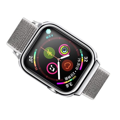 京ハヤ ZB73IW2 ナイロンループバンド for Apple watch 4 40mm シルバー