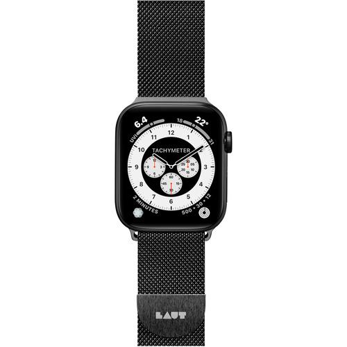 LAUT LAUT_AWL_ST_BK Apple Watch 1／2／3／4 42／44mm BAND ブラック
