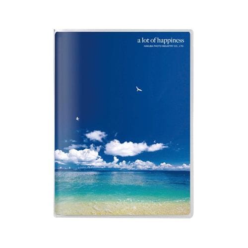 ハクバ Pポケットアルバム NP ポストカードサイズ 20枚収納 海と鳥 APNP-PC20-UTT