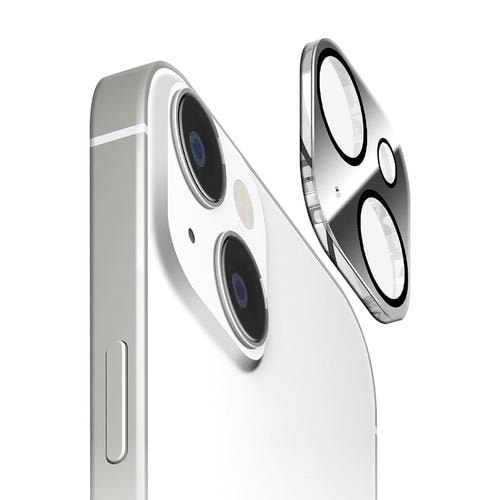 PGA PG-23ACLG08MR iPhone15 iPhone15Plus カメラフルプロテクター Premium Style ミラー PG23ACLG08MR