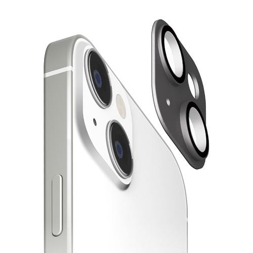 PGA PG-23ACLG09BK iPhone15 iPhone15Plus カメラフルプロテクター Premium Style アルミ／ブラック PG23ACLG09BK