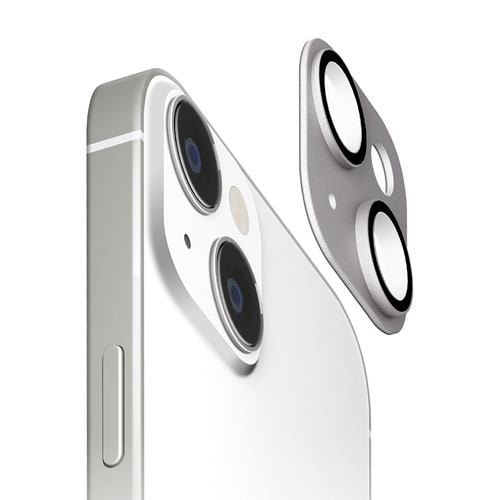 PGA PG-23ACLG10SV iPhone15 iPhone15Plus カメラフルプロテクター Premium Style アルミ／シルバー PG23ACLG10SV