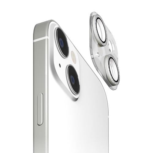 PGA PG-23ACLG12SV iPhone15 iPhone15Plus カメラフルプロテクター Premium Style ラメシルバー PG23ACLG12SV