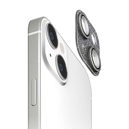 PGA PG-23ACLG14BK iPhone15 iPhone15Plus カメラフルプロテクター Premium Style グリッター／ラメブラック PG23ACLG14BK