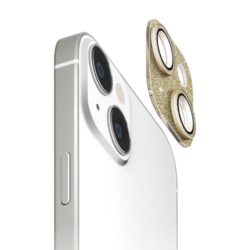 PGA PG-23ACLG16GD iPhone15 iPhone15Plus カメラフルプロテクター Premium Style グリッター／ラメゴールド PG23ACLG16GD